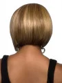 Durable Blonde Straight Chin Length Lace Front Wigs