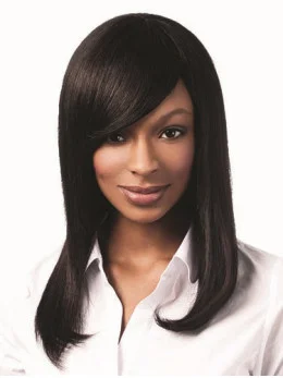 Black 16 inch African American Hair Wigs