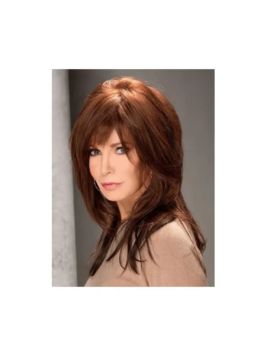Jacklyn Smith Endearing and Lovely Long Straight Lace Human Hair Wig with Velvet Quality