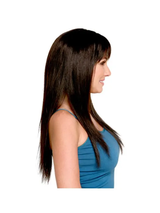 Gorgeous Auburn Straight Remy Human Hair Long Wigs