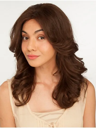 Online Remy Human Hair Lace Front Wavy Long Wigs
