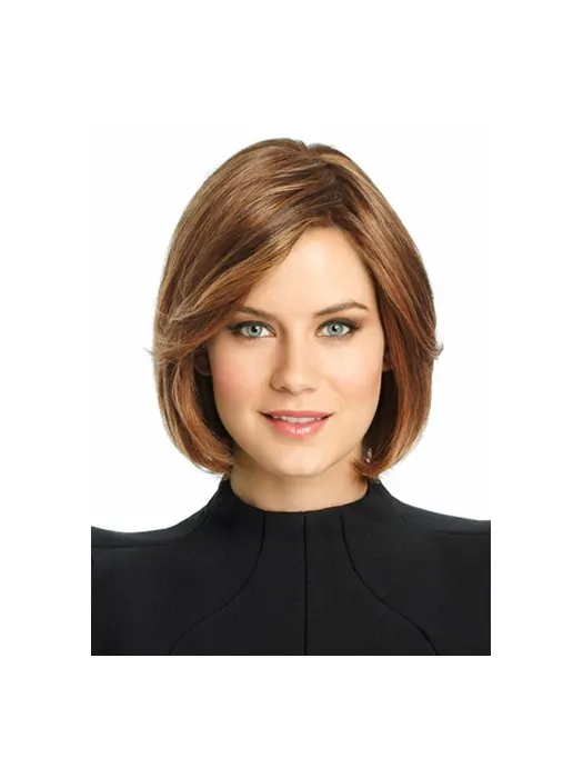 Style Lace Front Straight Chin Length Remy Human Lace Wigs
