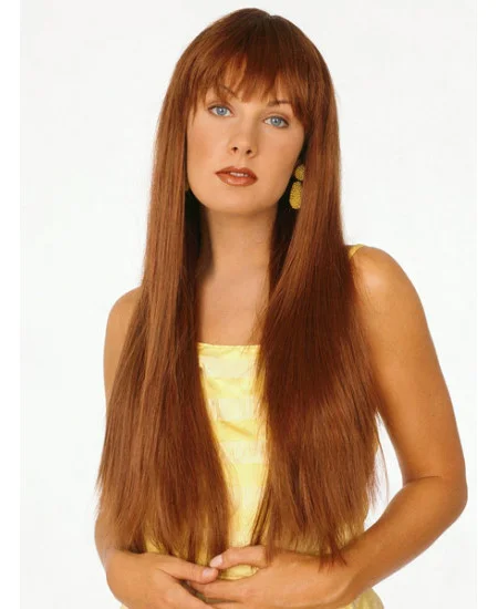 Hairstyles Auburn Straight Synthetic Long Wigs