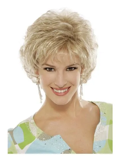 Braw Blonde Curly Short Classic Wigs