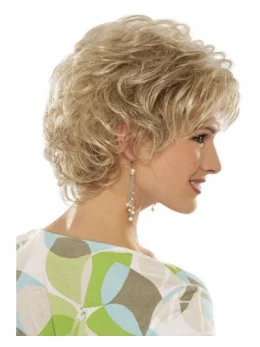 Braw Blonde Curly Short Classic Wigs