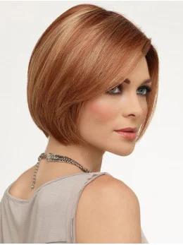 Good Synthetic Auburn Lace Front Medium Wigs