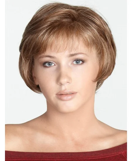 Perfect Blonde Monofilament Chin Length Synthetic Wigs