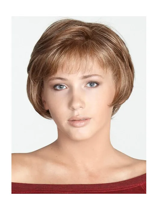 Perfect Blonde Monofilament Chin Length Synthetic Wigs