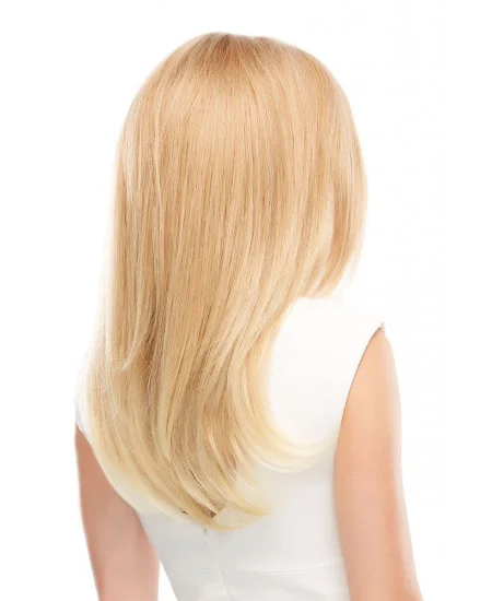 Blonde Monofilament Remy Human Hair Long Wigs