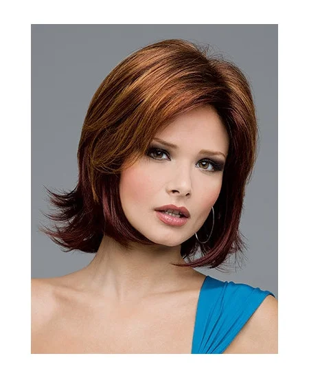 New Auburn Lace Front Chin Length Lace Wigs