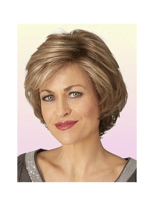 Elegant Lace Front Wavy Chin Length Classic Wigs