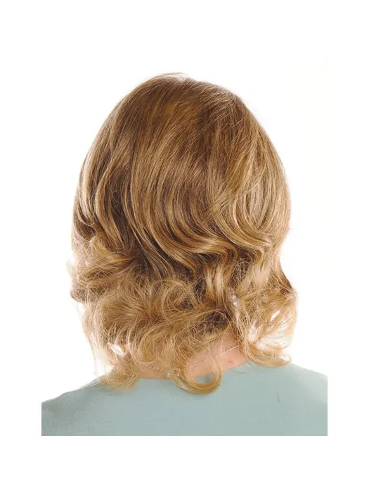 Blonde Wavy Synthetic Fashion Medium Wigs
