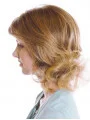 Blonde Wavy Synthetic Fashion Medium Wigs