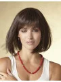 Black Straight Synthetic Pleasing Short Wigs