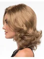 No-fuss Blonde Curly Chin Length Lace Front Wigs