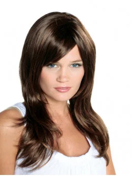 Monofilament Wavy Remy Human Hair Radiant Long Wigs