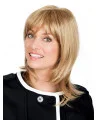 Popular Blonde Wavy Shoulder Length Remy Human Lace Wigs