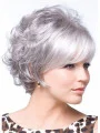 Designed Blonde Wavy Short Synthetic Wigs