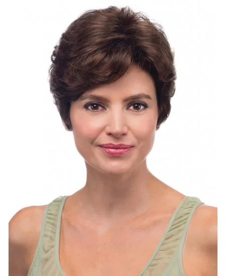 Wavy Layered Lace Front Short Wig