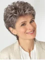 Perfect White Short Curly Grey New Design Wigs