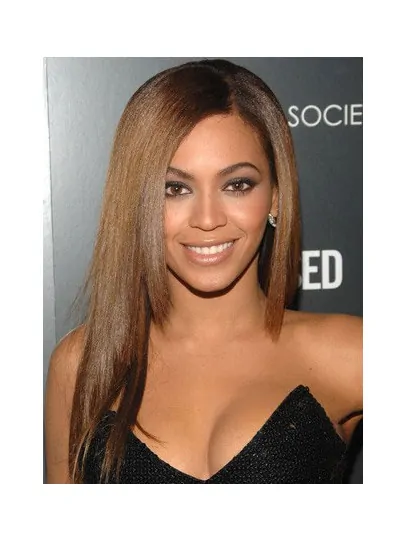 Beautiful Brown Straight Long Beyonce Wigs