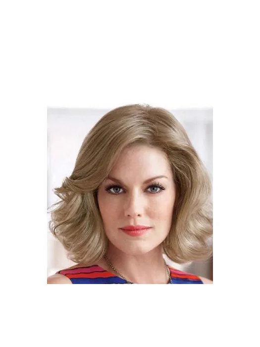 New Blonde Wavy Chin Length Classic Wigs