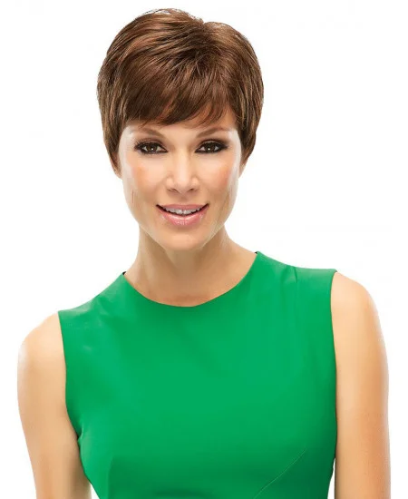 High Quality Brown Wavy Short Synthetic Comfortable Wigs