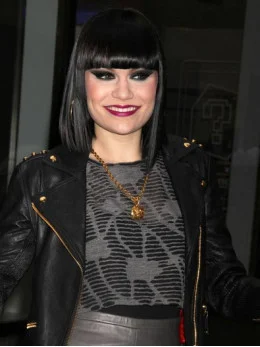 Fabulous Black Straight Shoulder Length Jessie J Wigs