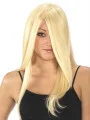Blonde Straight Remy Human Hair Refined Long Wigs