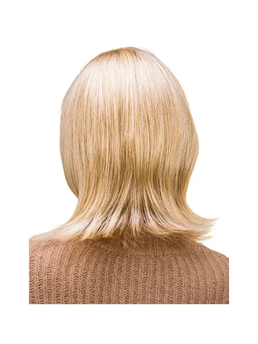 Synthetic 12 inch Wavy Shoulder Length Blonde Classic Wigs Online