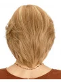 Convenient Blonde Wavy Chin Length Lace Front Wigs