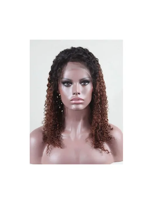 Curly Custom Full Lace Human Hair Wig with Baby Hair