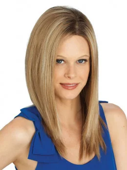Blonde Lace Front Synthetic No-fuss Wigs For Cancer