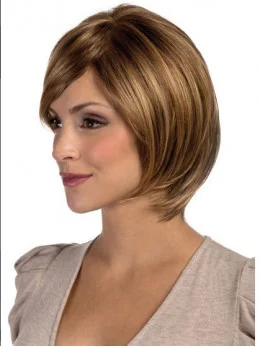 Lace Front Straight Chin Length Lace Wigs