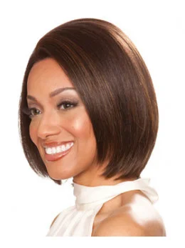 Auburn Exquisite Lace Front Indian Remy Hair Medium Wigs