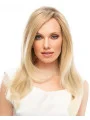 Glamorous Blonde Lace Front Remy Human Hair Long Wigs