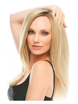 Glamorous Blonde Lace Front Remy Human Hair Long Wigs