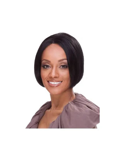 Black Lace Front Indian Remy Hair Cosy Short Wigs