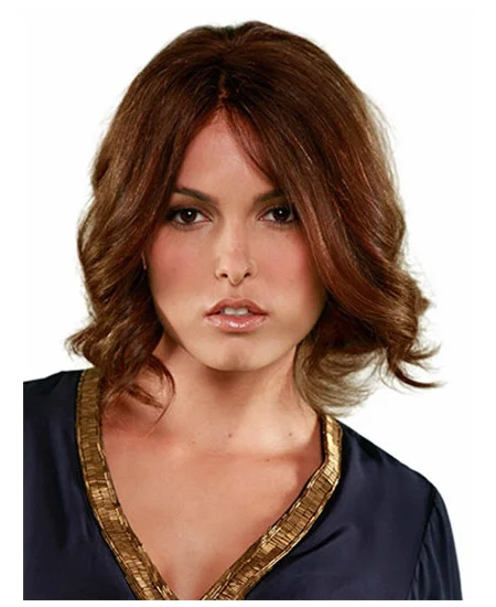 Comfortable Monofilament Curly Chin Length Full Lace Wigs