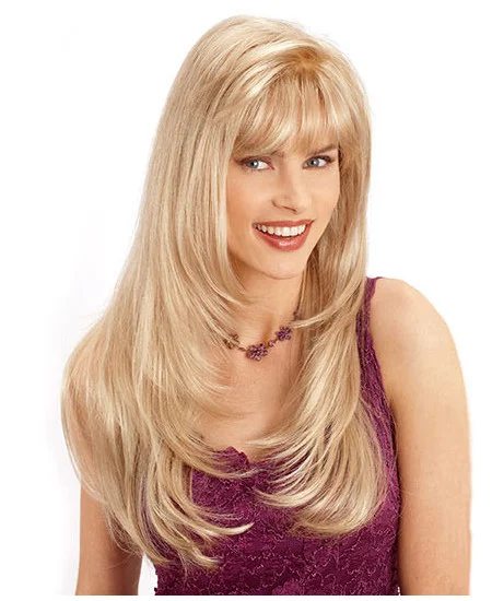 Incredible Blonde Wavy Long Synthetic Wigs