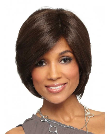 Lace Front Comfortable Straight Synthetic Medium Wigs