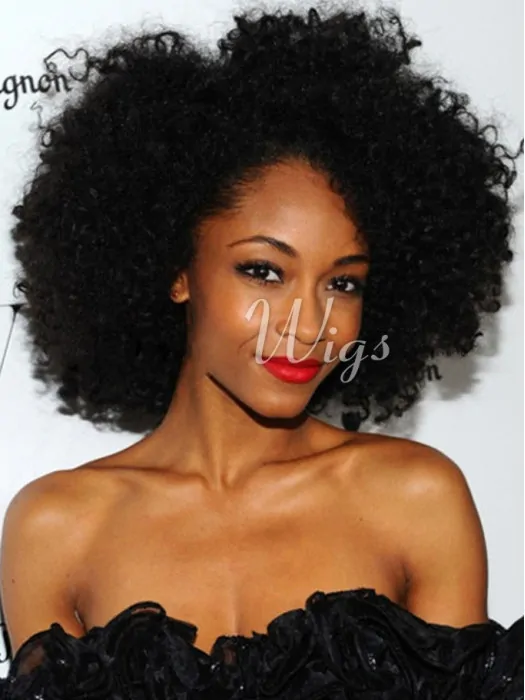 Celebrity Inspired Short Curly Full Lace Wig