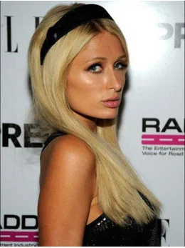 Wholesome Blonde Straight Long Paris Hilton Wigs
