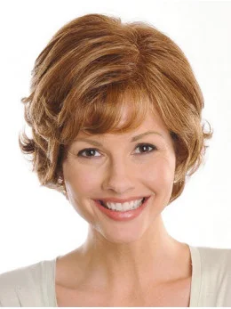 Monofilament Affordable Wavy Synthetic Medium Wigs
