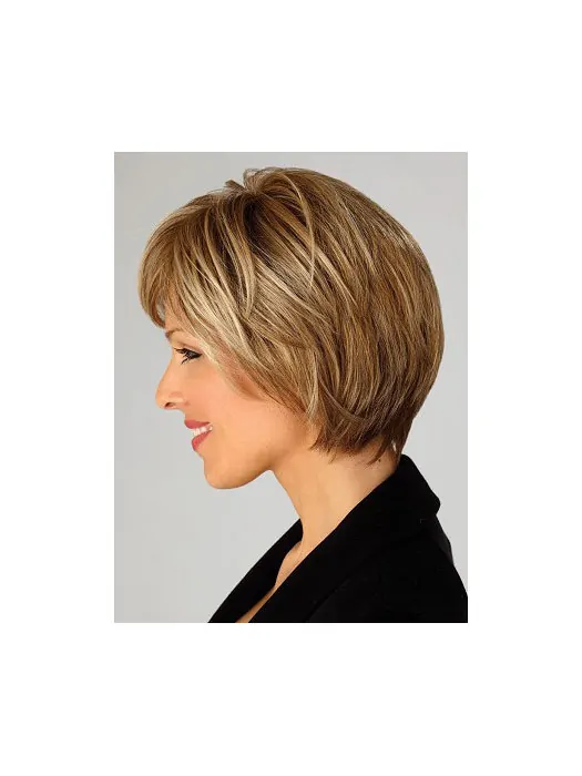 Synthetic Blonde Lace Front Cosy Wigs For Cancer