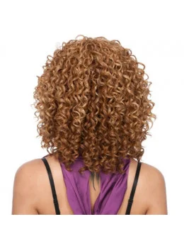 Radiant Brown Shoulder Length African American Wigs