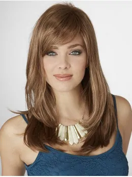 Fashional Long Straight Blonde With Bangs Fantastic Wigs