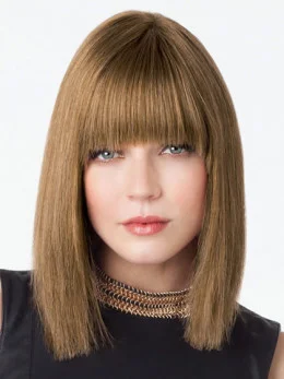 Stylish Lace Front Shoulder Length Remy Human Lace Wigs
