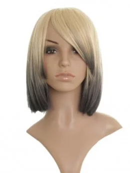 Cheapest Blonde Straight Chin Length Celebrity Wigs