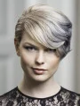 Young Fashion Silver Vintage waves Lace Front Wigs